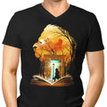 Book of Lions and Witches Men's V-Neck - Adult & Kids T-Shirts, Sweatshirts & Hoodies apparel design preview 1