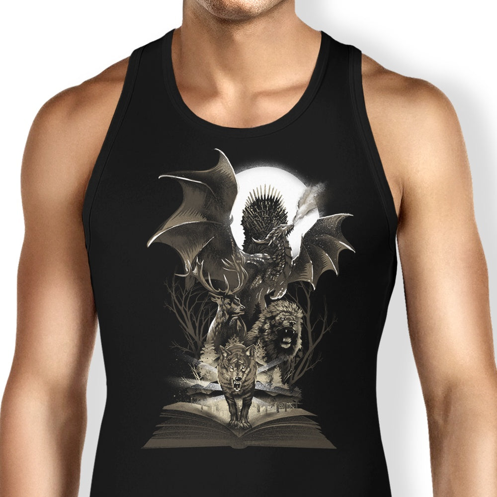 Book of Thrones Tank Top - Adult & Kids T-Shirts, Sweatshirts & Hoodies apparel design preview 1