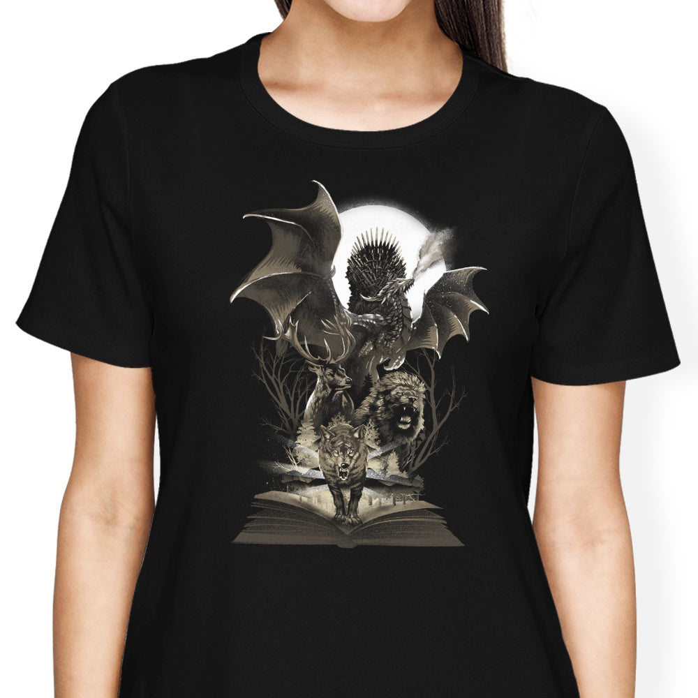 Book of Thrones Women's Apparel - Adult & Kids T-Shirts, Sweatshirts & Hoodies apparel design preview 2