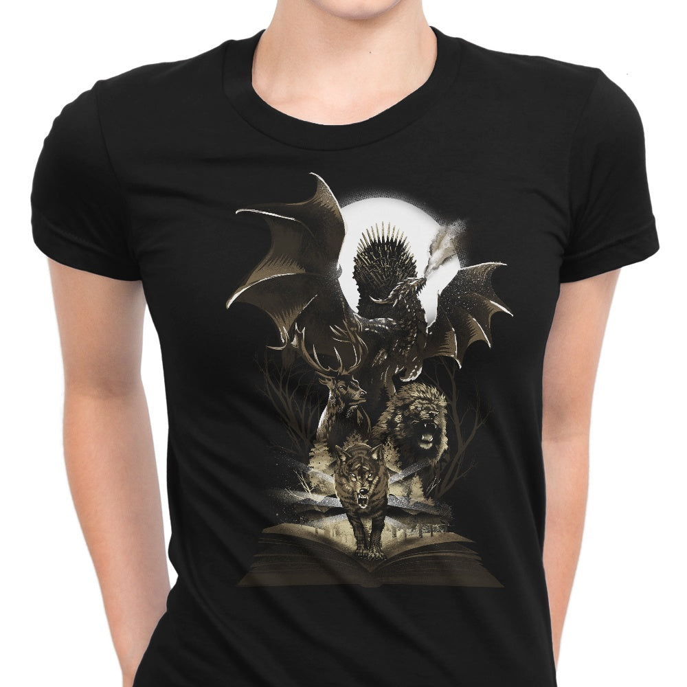 Book of Thrones Women's Apparel - Adult & Kids T-Shirts, Sweatshirts & Hoodies apparel design preview 1