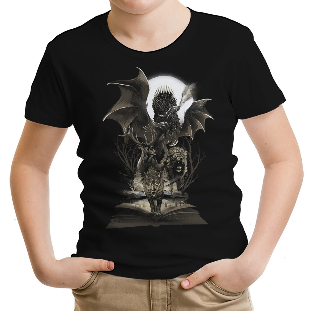 Book of Thrones Youth Apparel - Adult & Kids T-Shirts, Sweatshirts & Hoodies apparel design preview 1