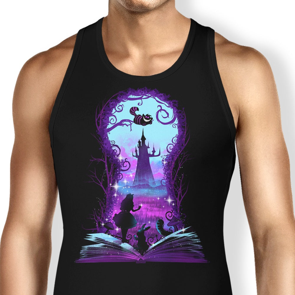 Book of Wonderland (Alt) Tank Top - Adult & Kids T-Shirts, Sweatshirts & Hoodies apparel design preview 1