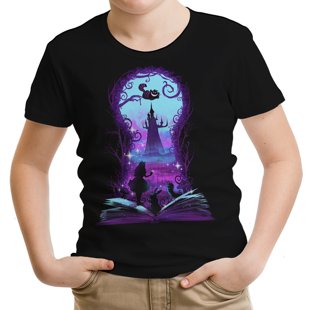 Book of Wonderland (Alt) Youth Apparel - Adult & Kids T-Shirts, Sweatshirts & Hoodies apparel design preview 1