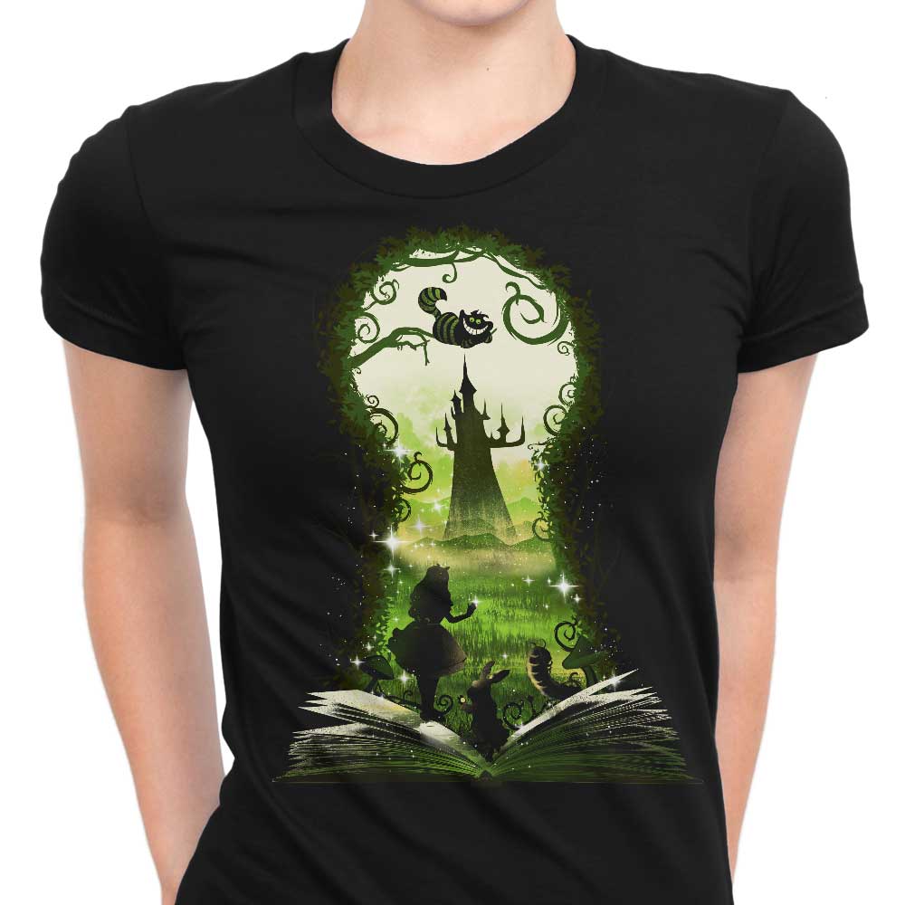 Book of Wonderland Women's Apparel - Adult & Kids T-Shirts, Sweatshirts & Hoodies apparel design preview 1