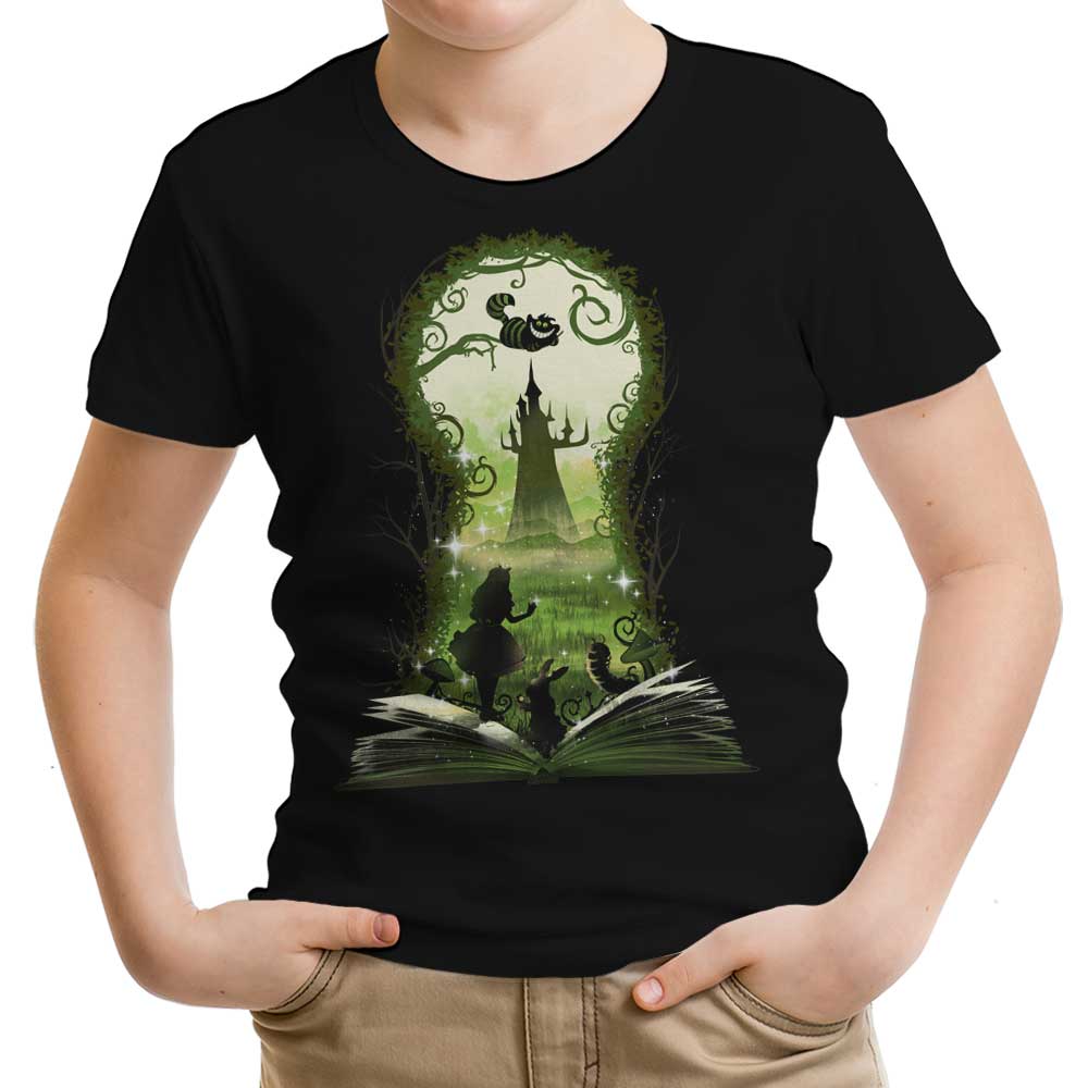 Book of Wonderland Youth Apparel - Adult & Kids T-Shirts, Sweatshirts & Hoodies apparel design preview 1