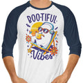 Bootiful Vibes 3/4 Sleeve Raglan - Adult & Kids T-Shirts, Sweatshirts & Hoodies apparel design preview 1