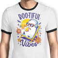 Bootiful Vibes Ringer - Adult & Kids T-Shirts, Sweatshirts & Hoodies apparel design preview 1