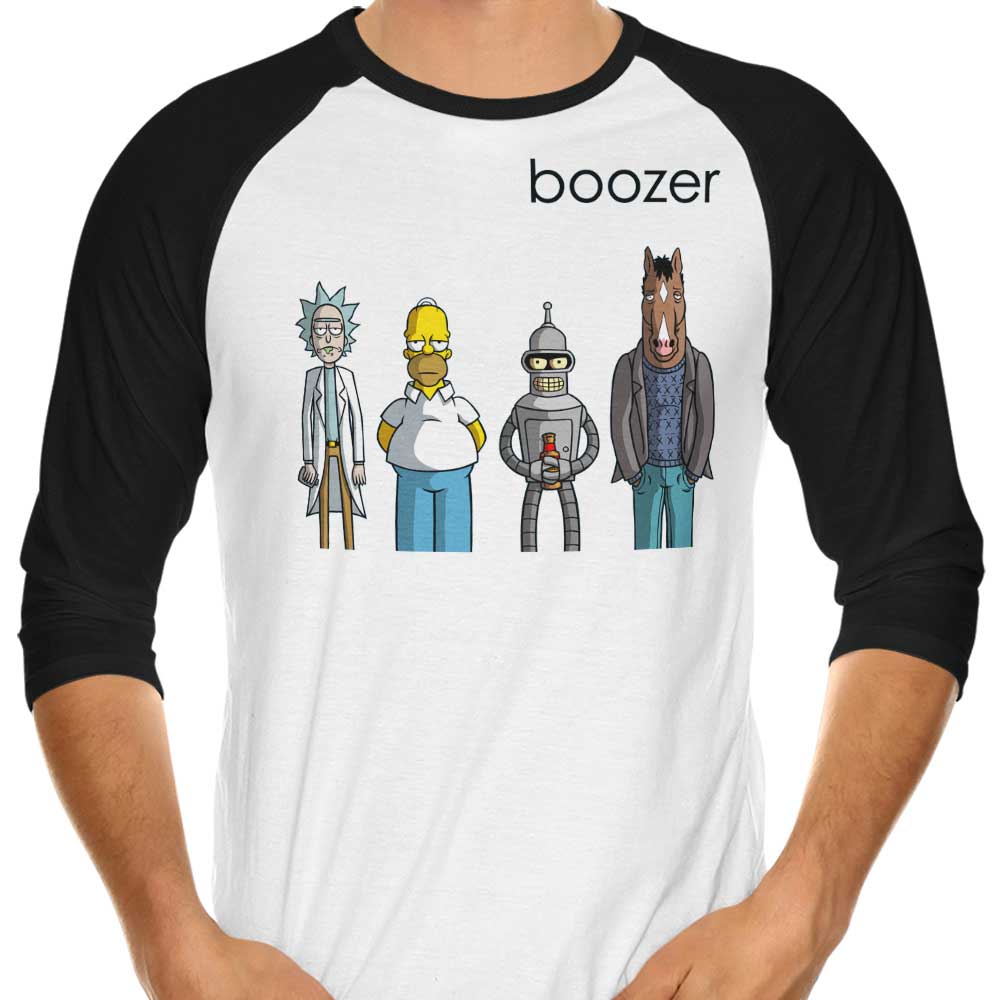 Boozer 3/4 Sleeve Raglan - Adult & Kids T-Shirts, Sweatshirts & Hoodies apparel design preview 1