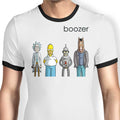 Boozer Ringer - Adult & Kids T-Shirts, Sweatshirts & Hoodies apparel design preview 1