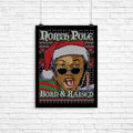 Born and Raised Poster - Adult & Kids T-Shirts, Sweatshirts & Hoodies apparel design preview 1