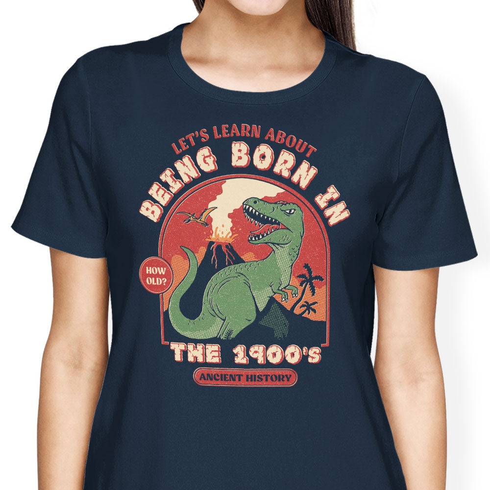 Born in the 1900's Women's Apparel - Adult & Kids T-Shirts, Sweatshirts & Hoodies apparel design preview 2