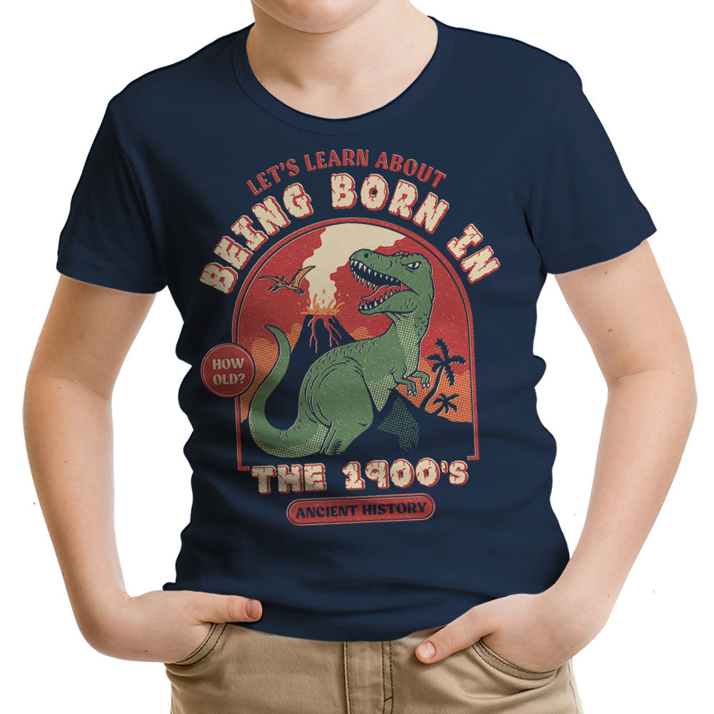 Born in the 1900's Youth Apparel - Adult & Kids T-Shirts, Sweatshirts & Hoodies apparel design preview 2