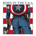 Born in the USA Coasters - Adult & Kids T-Shirts, Sweatshirts & Hoodies apparel design preview 1