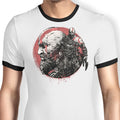 Born of Chaos and Destruction Ringer - Adult & Kids T-Shirts, Sweatshirts & Hoodies apparel design preview 1