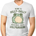 Born to Dilly Dally Men's V-Neck - Adult & Kids T-Shirts, Sweatshirts & Hoodies apparel design preview 1