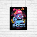 Born to Rock Poster - Adult & Kids T-Shirts, Sweatshirts & Hoodies apparel design preview 1