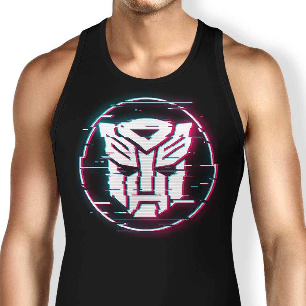 Bot Glitch Tank Top - Adult & Kids T-Shirts, Sweatshirts & Hoodies apparel design preview 1