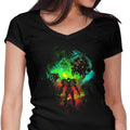 Bounty Hunter Art Women's V-Neck - Adult & Kids T-Shirts, Sweatshirts & Hoodies apparel design preview 1