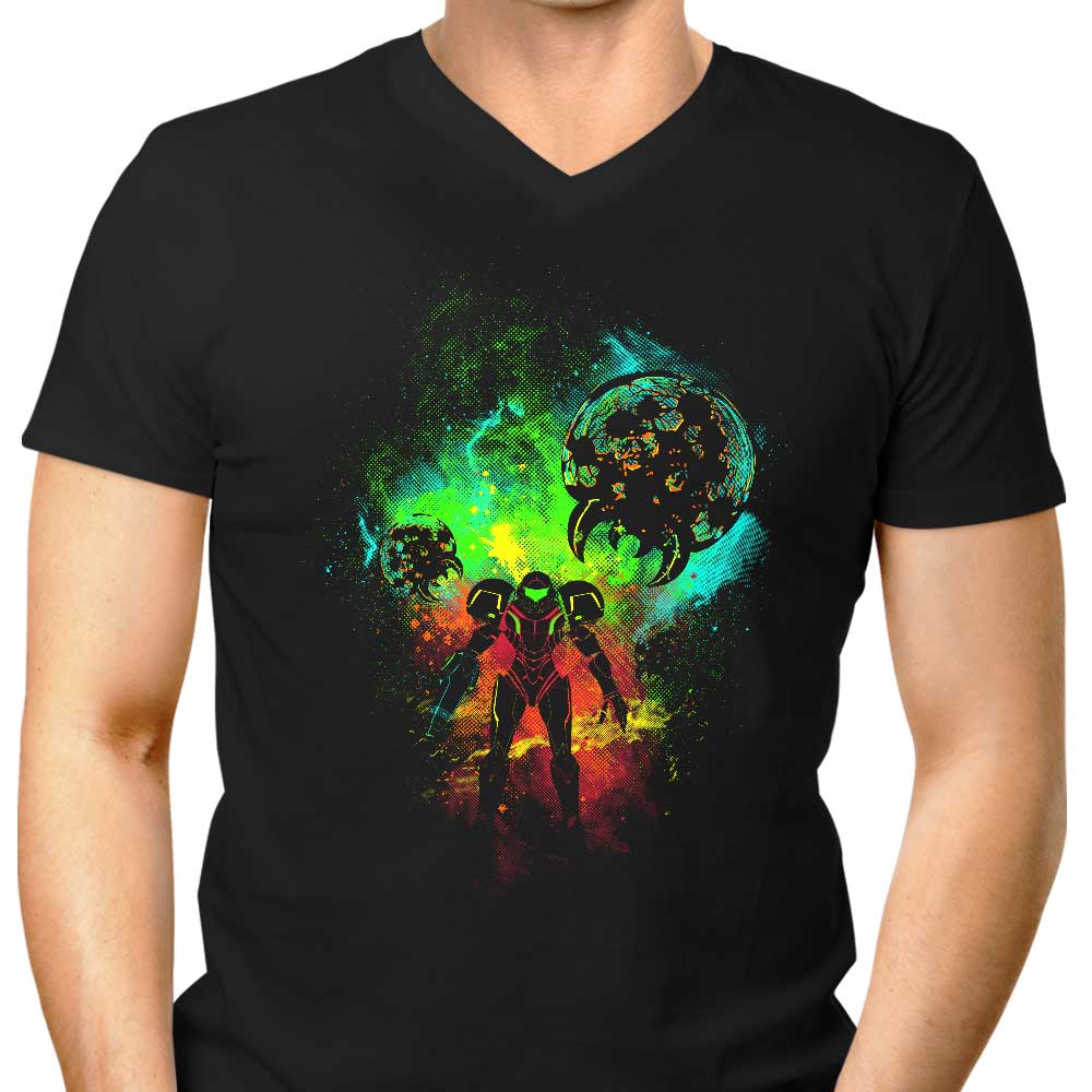 Bounty Hunter Art Men's V-Neck - Adult & Kids T-Shirts, Sweatshirts & Hoodies apparel design preview 1