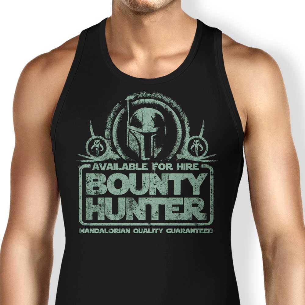 Bounty Hunter for Hire Tank Top - Adult & Kids T-Shirts, Sweatshirts & Hoodies apparel design preview 1