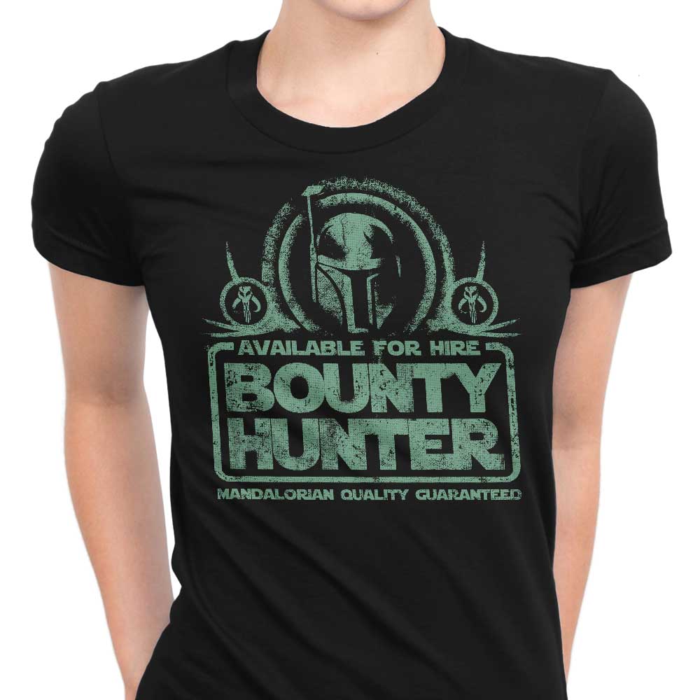 Bounty Hunter for Hire Women's Apparel - Adult & Kids T-Shirts, Sweatshirts & Hoodies apparel design preview 1