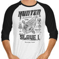 Bounty Hunter Garage 3/4 Sleeve Raglan - Adult & Kids T-Shirts, Sweatshirts & Hoodies apparel design preview 1