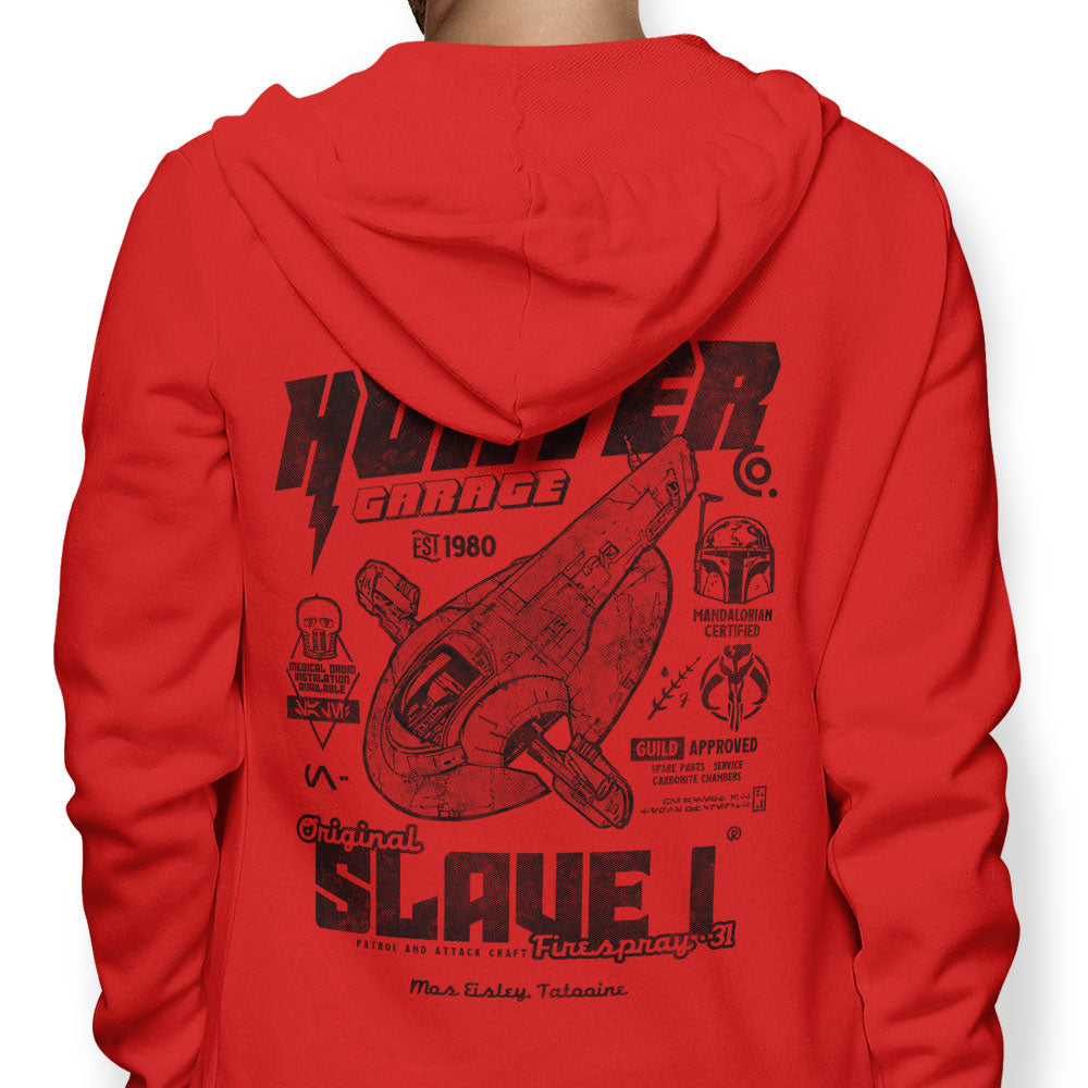 Bounty Hunter Garage - Adult & Kids T-Shirts, Sweatshirts & Hoodies apparel design preview 1