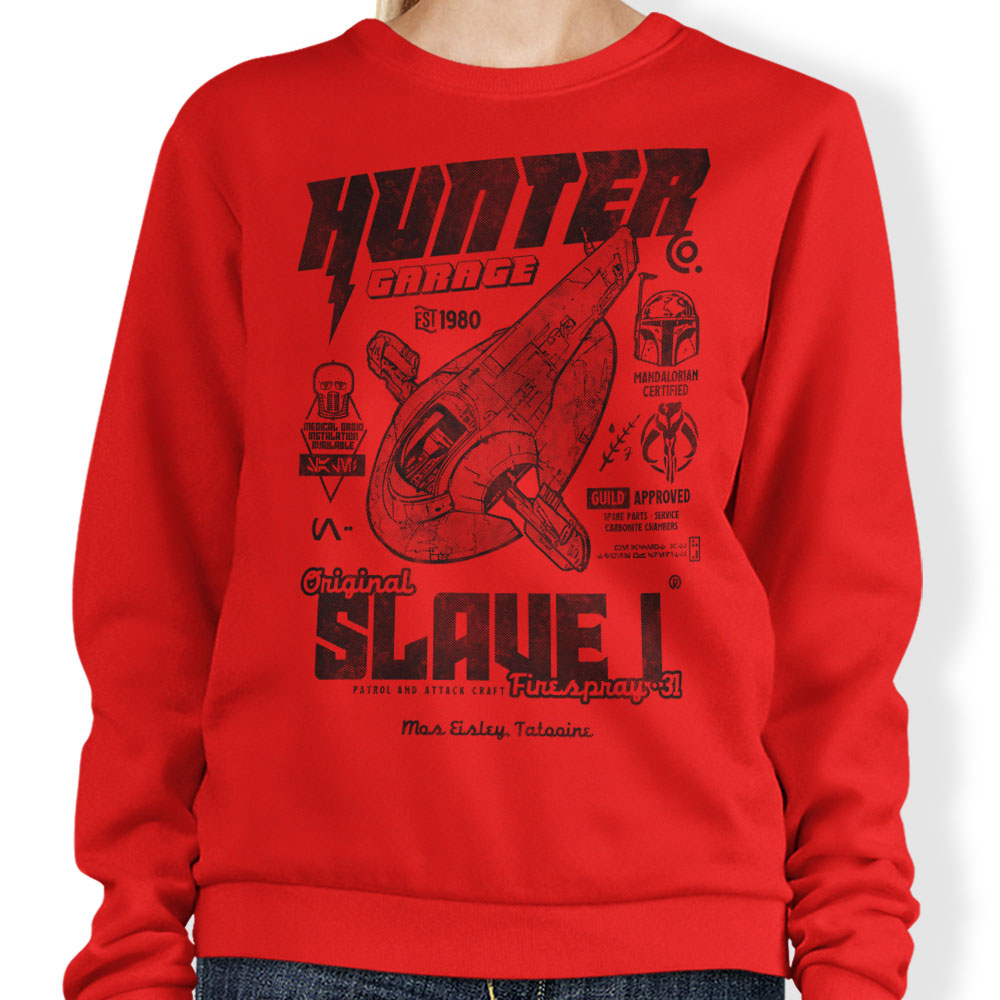 Bounty Hunter Garage - Adult & Kids T-Shirts, Sweatshirts & Hoodies apparel design preview 1