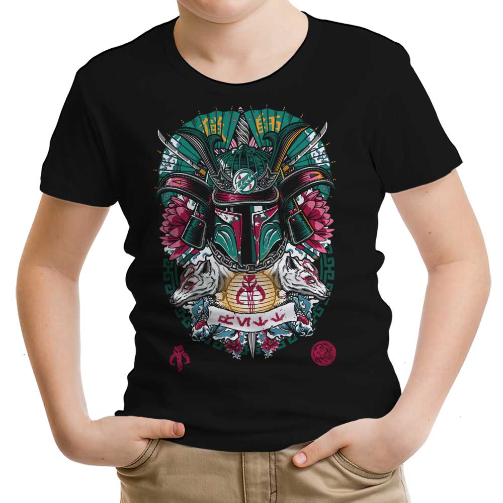 Bounty Hunter Samurai Youth Apparel - Adult & Kids T-Shirts, Sweatshirts & Hoodies apparel design preview 1