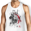 Bounty Hunter Sumi-e Tank Top - Adult & Kids T-Shirts, Sweatshirts & Hoodies apparel design preview 1