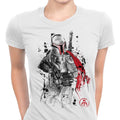 Bounty Hunter Sumi-e Women's Apparel - Adult & Kids T-Shirts, Sweatshirts & Hoodies apparel design preview 1
