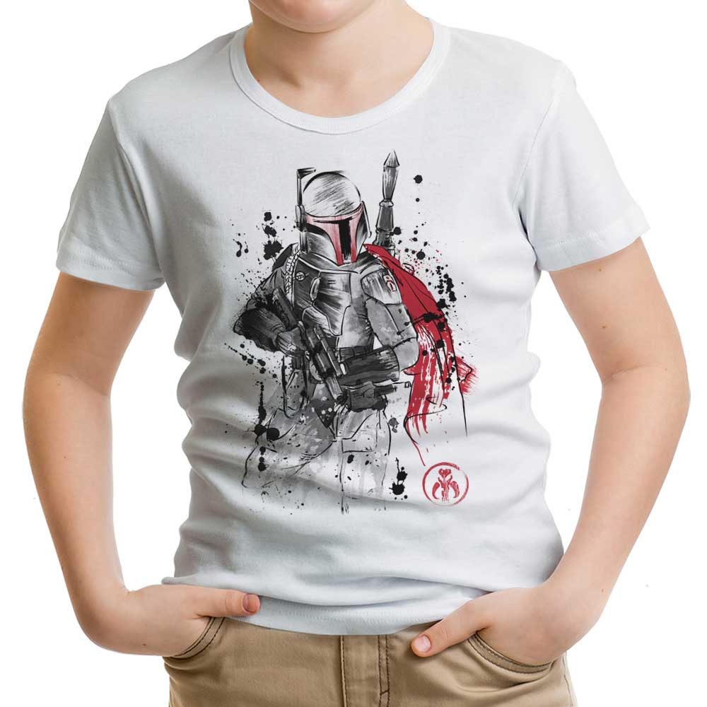 Bounty Hunter Sumi-e Youth Apparel - Adult & Kids T-Shirts, Sweatshirts & Hoodies apparel design preview 1