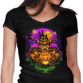 Bowserween Women's V-Neck - Adult & Kids T-Shirts, Sweatshirts & Hoodies apparel design preview 1