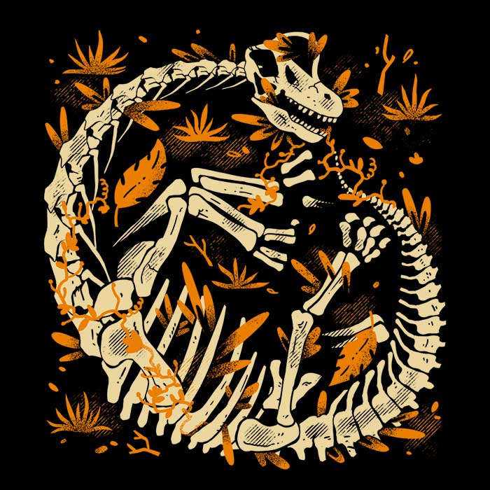 Brachio Fossils Women's V-Neck - Adult & Kids T-Shirts, Sweatshirts & Hoodies apparel design preview 2
