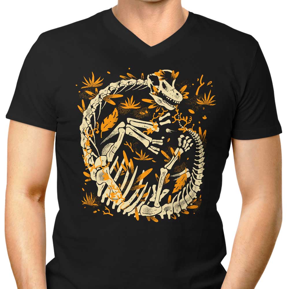 Brachio Fossils Men's V-Neck - Adult & Kids T-Shirts, Sweatshirts & Hoodies apparel design preview 1