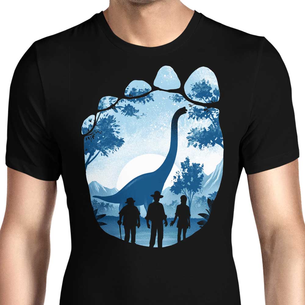 Brachiosaurus Footprint Men's Apparel - Adult & Kids T-Shirts, Sweatshirts & Hoodies apparel design preview 1