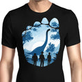 Brachiosaurus Footprint Men's Apparel - Adult & Kids T-Shirts, Sweatshirts & Hoodies apparel design preview 1