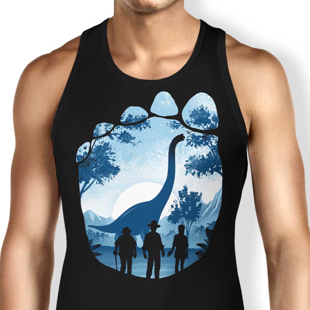 Brachiosaurus Footprint Tank Top - Adult & Kids T-Shirts, Sweatshirts & Hoodies apparel design preview 1