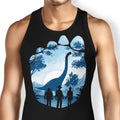 Brachiosaurus Footprint Tank Top - Adult & Kids T-Shirts, Sweatshirts & Hoodies apparel design preview 1