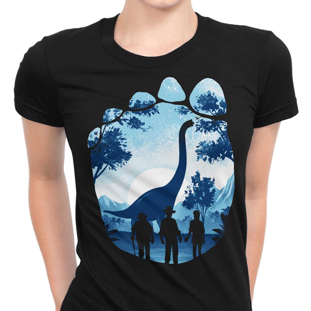 Brachiosaurus Footprint Women's Apparel - Adult & Kids T-Shirts, Sweatshirts & Hoodies apparel design preview 1