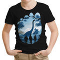 Brachiosaurus Footprint Youth Apparel - Adult & Kids T-Shirts, Sweatshirts & Hoodies apparel design preview 1