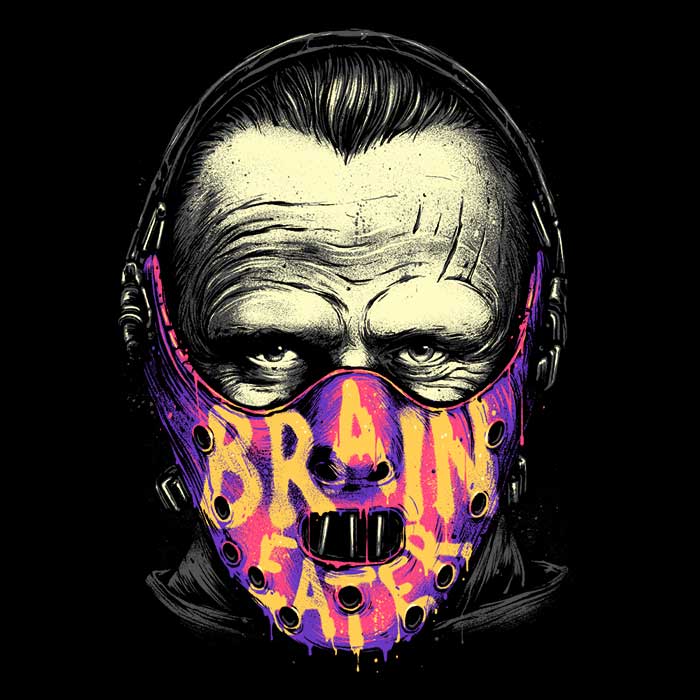 Brain Eater Men's Apparel - Adult & Kids T-Shirts, Sweatshirts & Hoodies apparel design preview 2