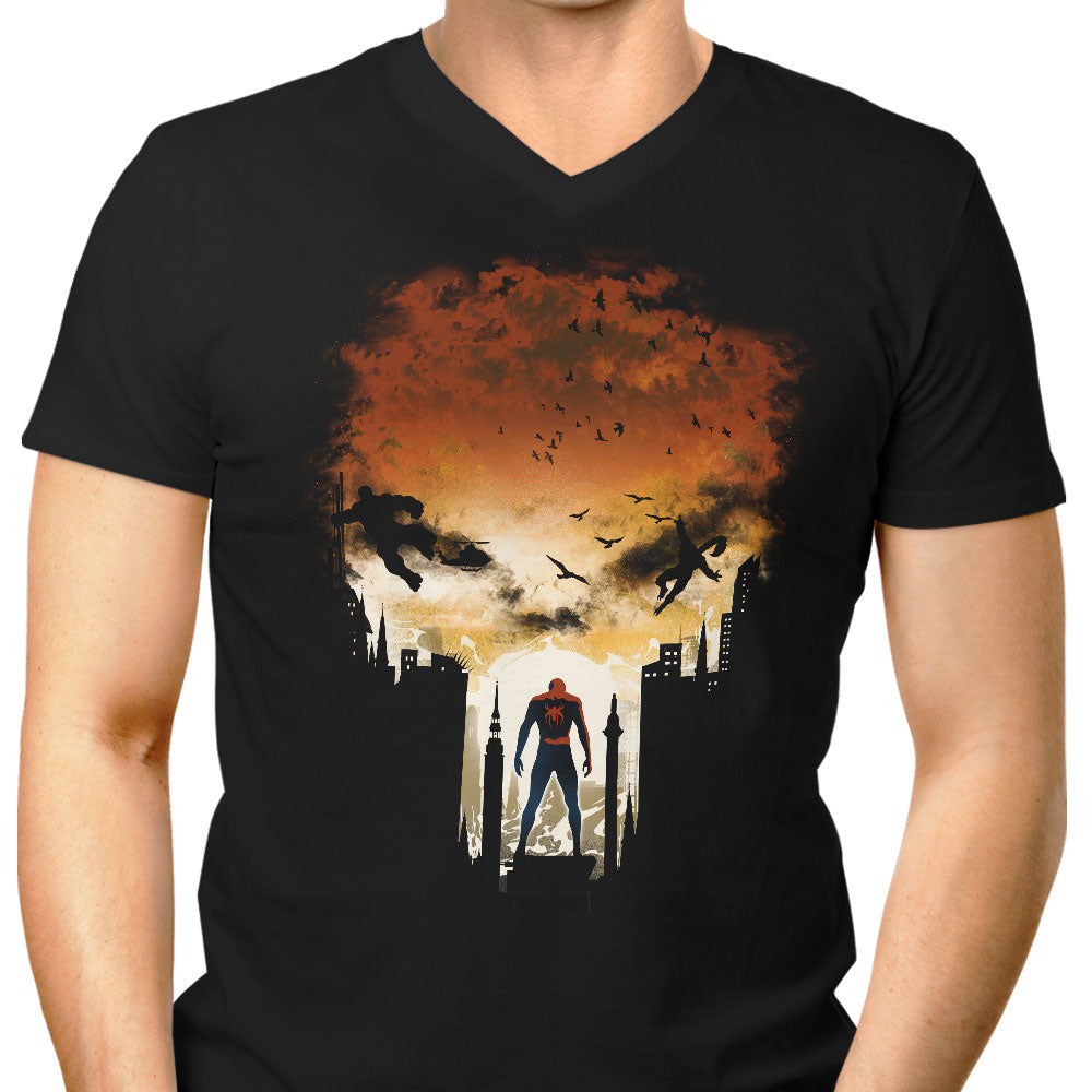 Brand New Spider Men's V-Neck - Adult & Kids T-Shirts, Sweatshirts & Hoodies apparel design preview 1