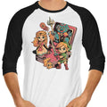 Brave Game Boy 3/4 Sleeve Raglan - Adult & Kids T-Shirts, Sweatshirts & Hoodies apparel design preview 1