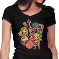 Brave Game Boy Women's V-Neck - Adult & Kids T-Shirts, Sweatshirts & Hoodies apparel design preview 1