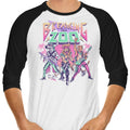 Breaking the Zoo 3/4 Sleeve Raglan - Adult & Kids T-Shirts, Sweatshirts & Hoodies apparel design preview 1