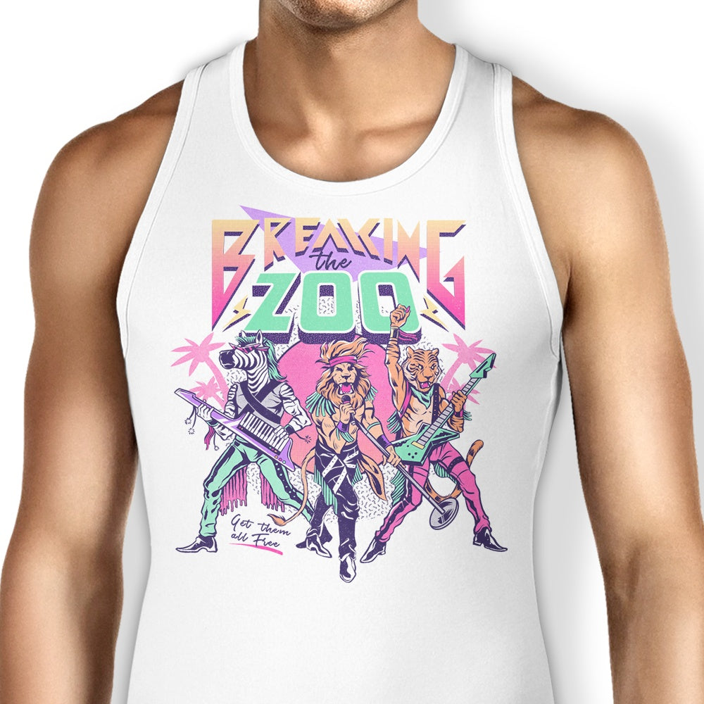 Breaking the Zoo Tank Top - Adult & Kids T-Shirts, Sweatshirts & Hoodies apparel design preview 1