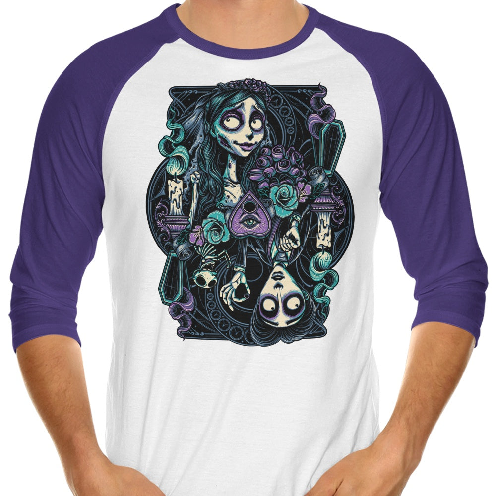 Bride and Victor 3/4 Sleeve Raglan - Adult & Kids T-Shirts, Sweatshirts & Hoodies apparel design preview 1