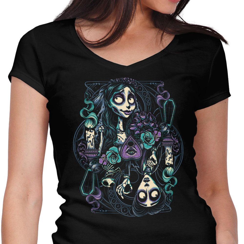 Bride and Victor Women's V-Neck - Adult & Kids T-Shirts, Sweatshirts & Hoodies apparel design preview 1