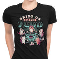 Bring All the Food Women's Apparel - Adult & Kids T-Shirts, Sweatshirts & Hoodies apparel design preview 1